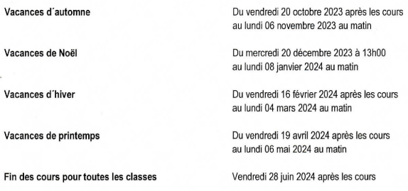 vacances